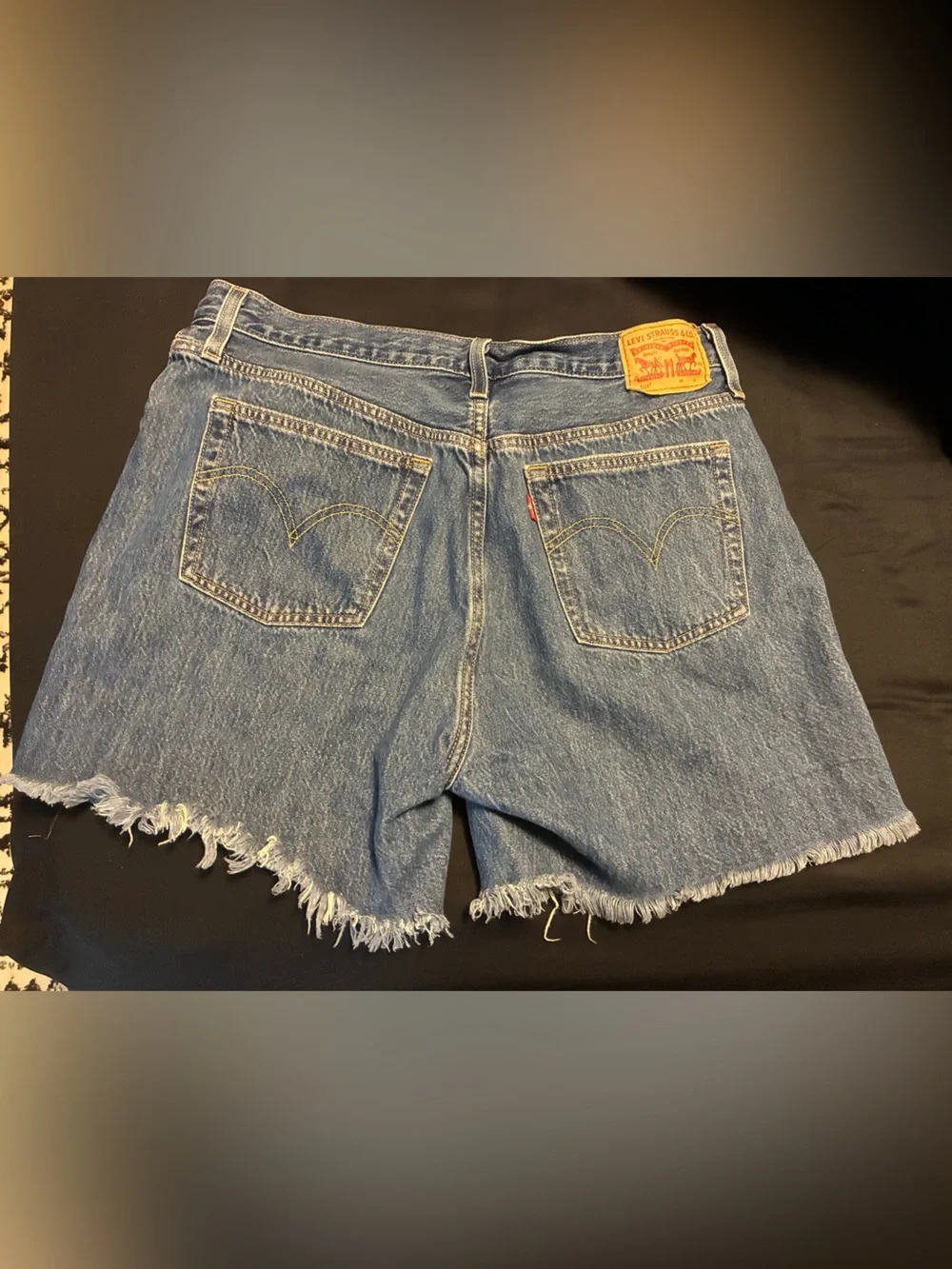 Levi Denim Cutoff Shorts - Blue